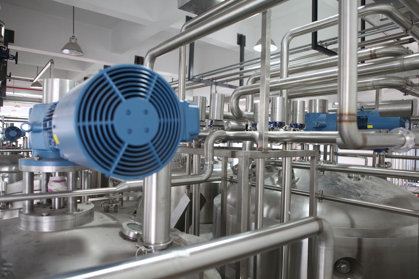 Stainless steel process plant and piping
